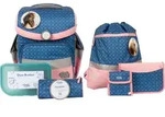 School-Mood Timeless Schulranzen-Set 7-teilig Mila blau - Blau
