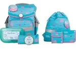 School-Mood Timeless mit LED Patchy Schulranzen-Set 7-teilig Lilly t&uuml;rkis -...