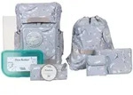 School-Mood Rebel Nordic Collection Schulranzen-Set 8-teilig Aqua hellblau - Hellblau
