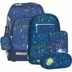 Beckmann Schulranzenset Active Air FLX - 6-Tlg. Set Science - Blau