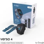 Fitbit Versa 4, AMOLED, Touchscreen, GPS - Schwarz