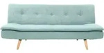 Miliboo - Schlafsofa skandinavisch 3 Pl&auml;tze Lagunenblau SENSO - Gr&uuml;n