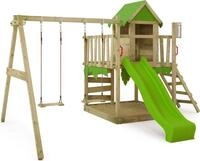 Spielturm Fatmoose JazzyJungle Jam XXL mit Schaukel und Rutsche in Hellgr&uuml;n