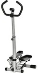 HOMCOM Stepper Heimtrainer f&uuml;r Zuhause klein Fitnessger&auml;t mit LCD-Bildschirm - Grau