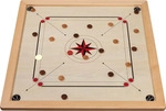 Philos Carrom Set Holzspiel 82x82cm f&uuml;r Kinder und Erwachsene