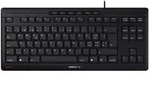 CHERRY TAS STREAM KEYBOARD TKL Corded CH-Layout schwarz - Schwarz