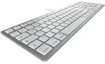 CHERRY KC 6000C FOR MAC・Tastatur・USB-C・USA (JK-1620US-1) - Silber