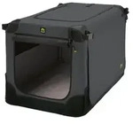 Maelson Soft Kennel faltbare Hundebox -anthrazit- L 92 - (92 x 64 x 64 cm) - Grau