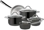 ECHTWERK Induktion Kochtopf-Set aus hochwertigem Edelstahl, 8-teiliges Kochgeschirr,