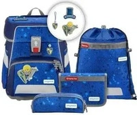 Step by Step 00213553, Step by Step Ranzen-Set SPACE, 5-teilig Blau Kinder