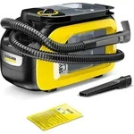 K&auml;rcher Akku-Waschsauger SE 3-18 Compact, 18V Akku, Auto-Reinigung - Schwarz/Gelb