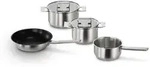 Bosch HEZ9SE040 Kochgeschirrset 4-teilig Antihafteigenschaft Edelstahl - Silber