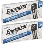 20x Energizer Ultimate Batterie Lithium LR03 1.5V AAA Micro L92