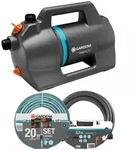 Gardena 4100 Silent Set, 550 W, AC, 3,6 bar, 4100 l/h, IPX4, Orange, Gr&uuml;n, Grau