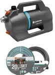 Gardena 4200 Silent Set, 600 W, AC, 3,9 bar, 4200 l/h, IPX4, Orange, Gr&uuml;n, Grau