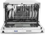 Klarstein Mini-Geschirrsp&uuml;ler f&uuml;r 6 Gedecke, Leiser Einbau-Geschirrsp&uuml;ler...