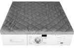 Waschmaschinenbezug mit Gummizug 60x60cm Anthrazit &ndash; Schutzbezug f&uuml;r...