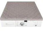 Waschmaschinenbezug mit Gummizug 60x60cm Grau &ndash; Schutzbezug f&uuml;r...
