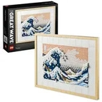 LEGO 31208 Art Hokusai &ndash; Gro&szlig;e Welle, 3D Japanische Wanddeko, Bastelset, gerahmte