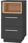 Nachttisch Vicco Beatrice Anthrazit 36 x 68 cm, Model 36372 - Dunkelgrau