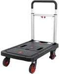 STIER Plattformwagen, Rollwagen, vollst&auml;ndig klappbar, Tragkraft 137 kg, 680 x 410 x