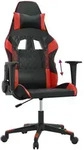 vidaXL Gaming-Stuhl Schwarz und Rot Kunstleder - Rot