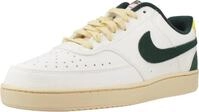 Nike Court Vision Low Herrenschuhe, Wei&szlig;/Gr&uuml;n/Gelb, Gr&ouml;&szlig;e 43