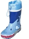 Playshoes Kinder Gummistiefel Hai 188701 Gr.23-33 EUR 27 - Blau - 27