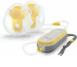 MEDELA elektrische Milchpumpe FREESTYLE Hands-free doppeltes Abpumpen handliche Pumpe