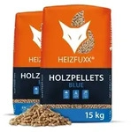 Heizfuxx Blue ENplus A1 Holzpellets Weichholz 15kg x 2 Sack 30kg