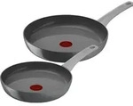 Tefal C42790, Frittierset, Grau, Keramik, Aluminium, Thermo-Punkt, Keramik, Gas,