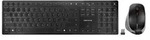 CHERRY DW 9500 SLIM, Kabellos, RF Wireless + Bluetooth, Scherenschalter, QWERTZ,