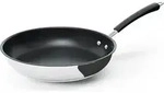 Coolinato Bratpfanne 28cm aus Edelstahl &ndash; beschichtet - Silber