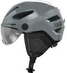 ABUS Stadthelm Pedelec 2.0 ACE - Fahrradhelm mit R&uuml;cklicht, Visier, Regenhaube,