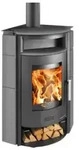 Haas+Sohn | Eck-Kaminofen KUOPIO-II 265.17-ST anthrazit/grau | 8 kW - Grau