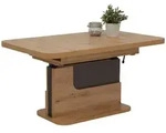 Couchtisch mit Funktion, Sofatisch Herbert - ausziehbar/h&ouml;henverstellbar - Artisan