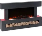 Klarstein Deko Kamin mit LED-Flammen, Elektro Kamin mit Heizung, 2000W...