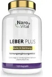 NaroVital Leber Plus | 120 Kapseln | Artischocken & Mariendistel Komplex | mit