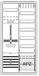 Striebel & John Komplettschrank APZ DA27CB 3-Punkt 1100x550 1Z1V5A2