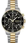 Boss Admiral 1513908 Herrenarmbanduhr - Gold/Schwarz/Silber