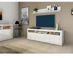 TV-Schrank "Santa Fe" wei&szlig;-hochglanz - Wei&szlig;
