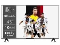 TCL 43P639 43 Zoll (108cm) LED Fernseher, 4K UHD, Smart TV, Google TV, HDR 10