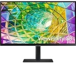 Samsung S80A, 68,6 cm (27"), 3840 x 2160 Pixel, 4K Ultra HD, LED, 5 ms, Schwarz