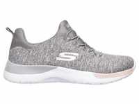 Skechers Dynamight, Damen Mesh Sneakers, Sportschuhe in grau und pink, Skechers
