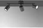 Fischer & Honsel Vano, 3 Gl&uuml;hbirne(n), GU10, 3000 K, 960 lm, IP20, Schwarz - Schwarz