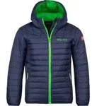 Ultra-light polyfiber jacket Trollkids Kids Eikefjord Jacket navy/bright green