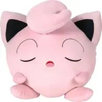 Jazwares - Pluszowa Maskotka Sleeping Jigglypuff 45cm - Pokemon Premium - Rosa