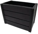 KHW Kunststoff-Hochbeet Demeter M, schmal, platzsparendes Design,. 82 &times; 44 &times; 61 cm