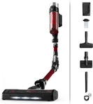 Rowenta RH2079WO, Rowenta RH2079, 2-in-1-Stabstaubsauger, Beutellos, Schwarz, Rot,