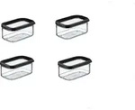 Mepal | Modula Set &ndash; 4-teilig | Vorratsdosen 425 ml | luftdicht & stapelbar | ideal